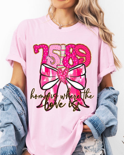 Custom Zip Code Valentines TSHIRT