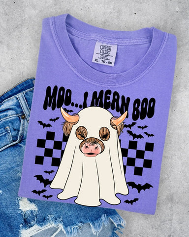 Moo I Mean Boo TSHIRT