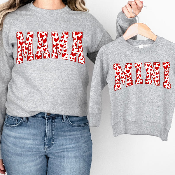 Mama Mini Hearts Sweatshirt