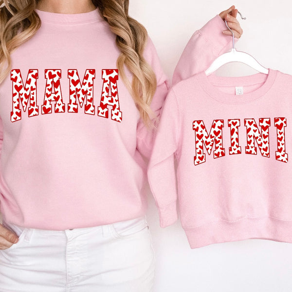 Mama Mini Hearts Sweatshirt