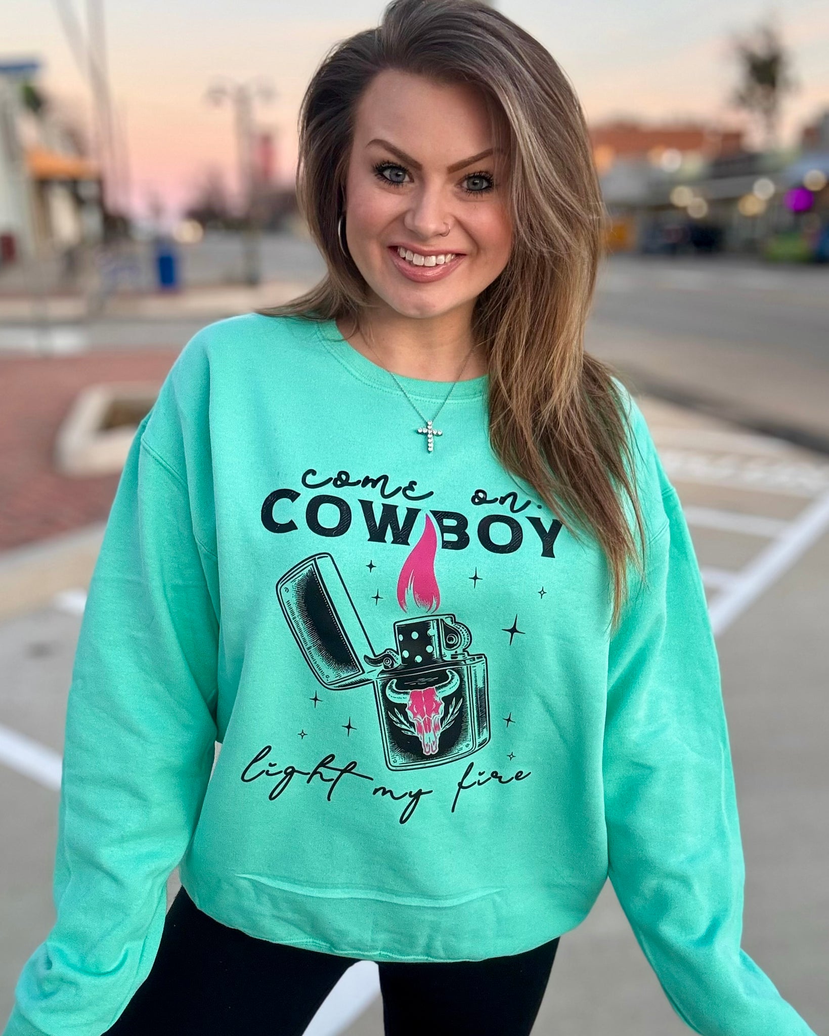 Cowboy Light My Fire Sweatshirt