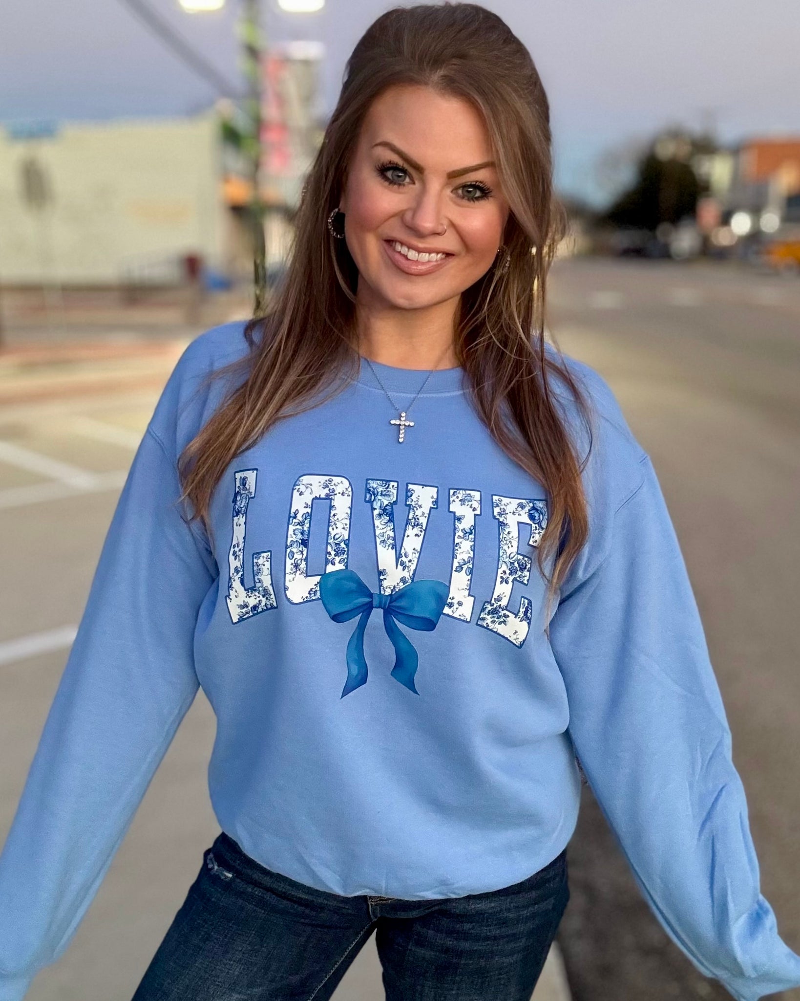 Lovie Bow Sweatshirt