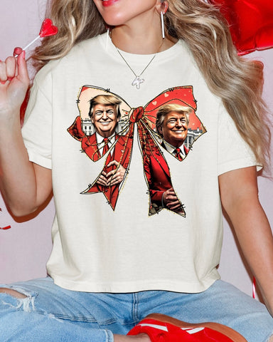 Trump VDay Bow TSHIRT