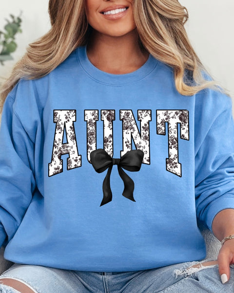 Nick Name Black Bow Sweatshirt