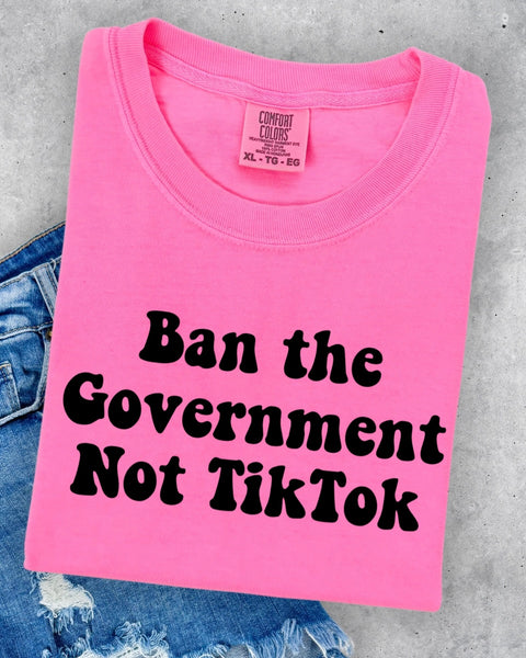 Ban The Govnt TSHIRT - SHIPS 1-2 DAYS