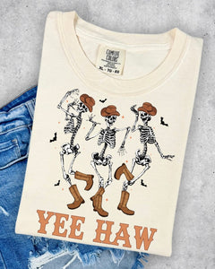 Yew Haw Skellie Cowboys Tshirt