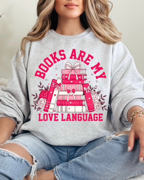 Love Language Books Sweatshirt