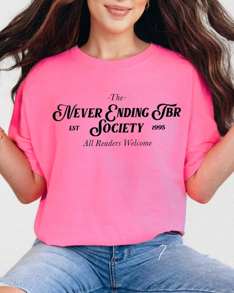 Never Ending TBR Tshirt