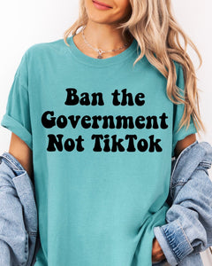 Ban The Govnt TSHIRT - SHIPS 1-2 DAYS