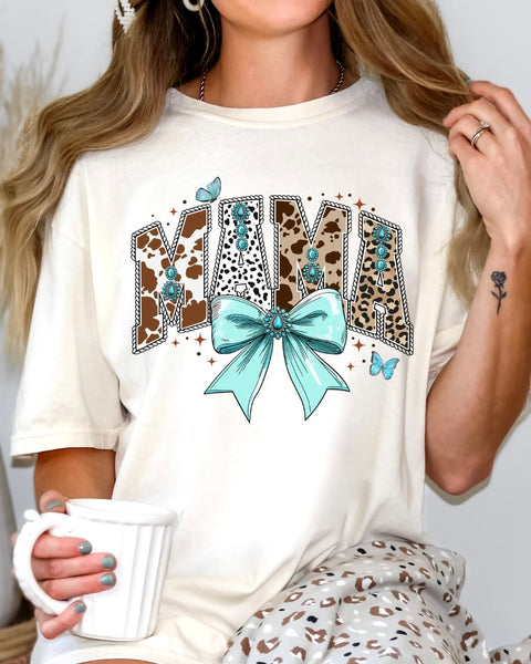 Western Mama Bow Shirt