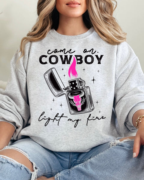 Cowboy Light My Fire Sweatshirt