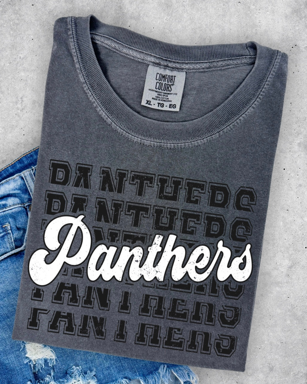 Retro Panthers Tee