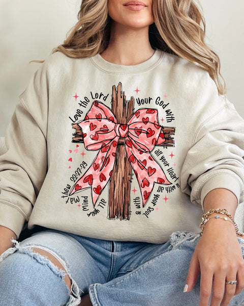 Love The Lord Valentines Sweatshirt