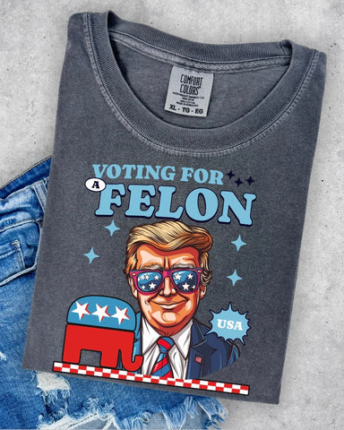 Voting for a Felon Tshirt