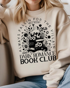 Falling for the Villian Book Club Sweatshirt