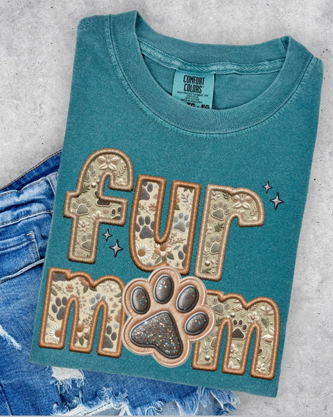 Fur Mom Paw Tshirt