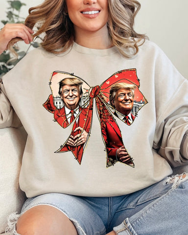 Trump Valentine Bow Sweatshirt