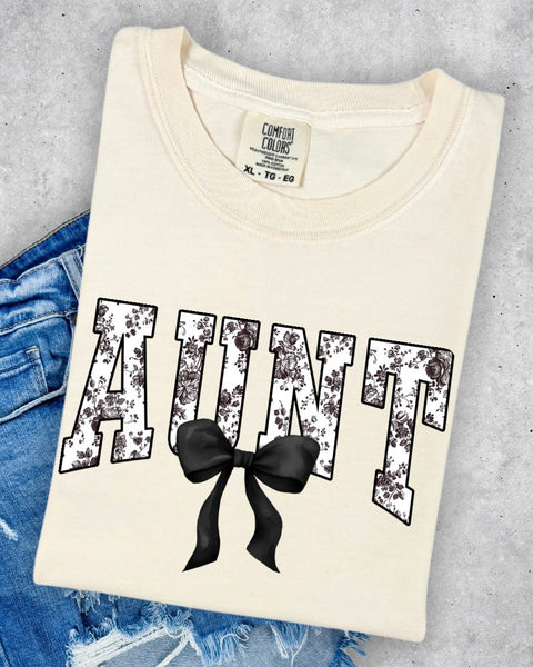 Nick Name Toile Black Bow TSHIRT