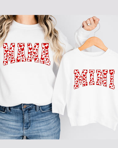 Mama Mini Hearts Sweatshirt