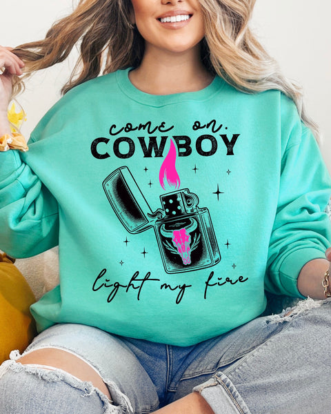 Cowboy Light My Fire Sweatshirt