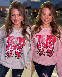 Zip Code Valentines Sweatshirt