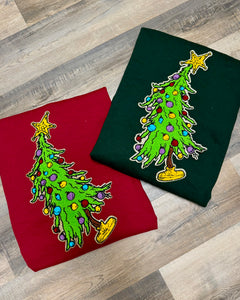 Christmas Tree Patch Sweatshirt