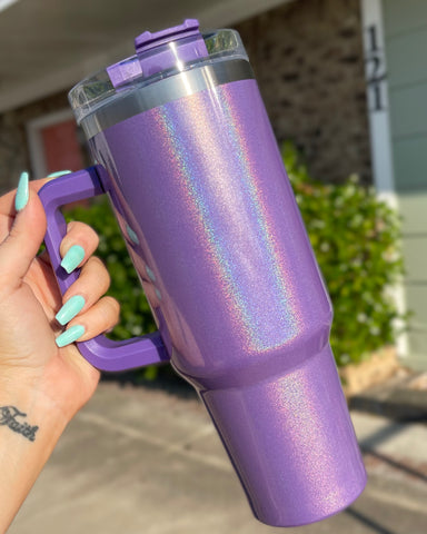 Purple 40 oz Sublimation Tumbler