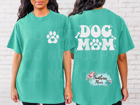 Dog Mom EXCLUSIVE Pocket Combo - White Transfer