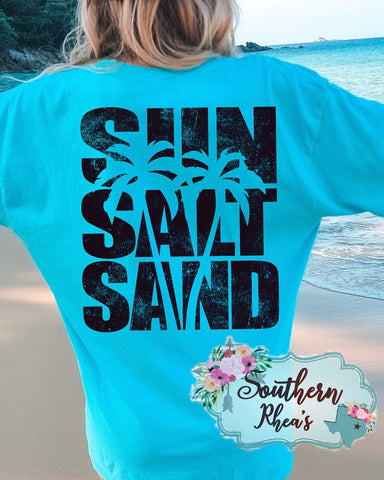 Sun Salt Sand - Black Transfer